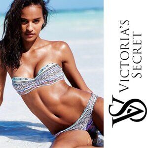 Victoria's Secret | Foil Aztec The Knockout Bikini Bottoms | Size Large